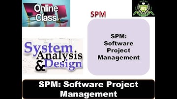 SAD | Lecture-25 | Software Project Management | By Javed Sir | IICS College