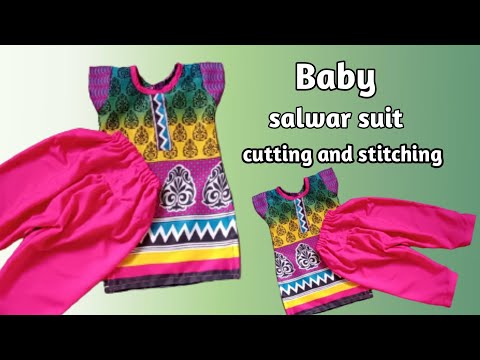 Baby suit salwar ki cutting #following #beautiful #sewing #neck_design... |  TikTok