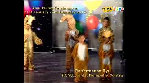 T.I.M.E. Kids Kompally Centre, Annual day celebrations 2012,I Like to Move it song