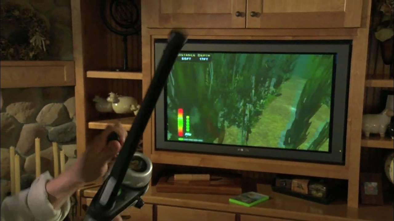 The Strike (Xbox 360, Wii, PC) game trailer and fishing rod