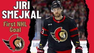 Jiri Smejkal #13 (Ottawa Senators) first NHL goal Apr 16, 2024