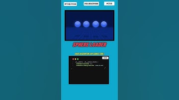 SPHERE LOADER using html css #html #css #programming #coding
