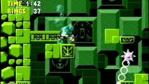 Sonic The Hedgehog (100%) Walkthrough - #016 - Labyrinth Zone Act 1