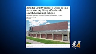 St. Vrain Valley School District To Discuss Storing Guns