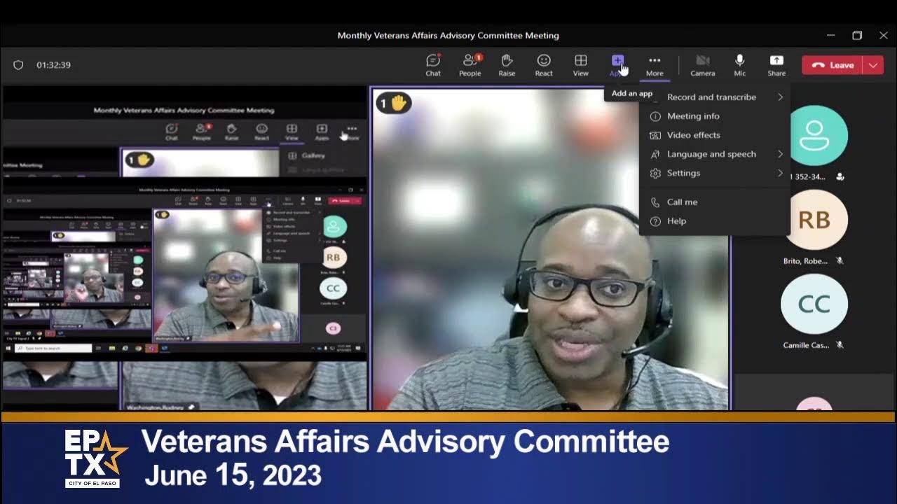 Veterans Affair Advisory Committee 06/15/23 YouTube