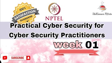 PRACTICAL CYBER SECURITY FOR CYBER SECURITY PRACTITIONERS WEEK 1  NPTEL 2025 l #nptel #nptelanswer
