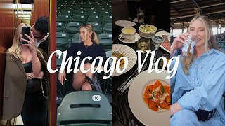 chicago vlog: baseball season, date night, summer makeup