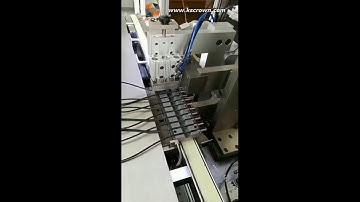 Semi-automatic multi-core cable stripping, crimping and housing inserting machine