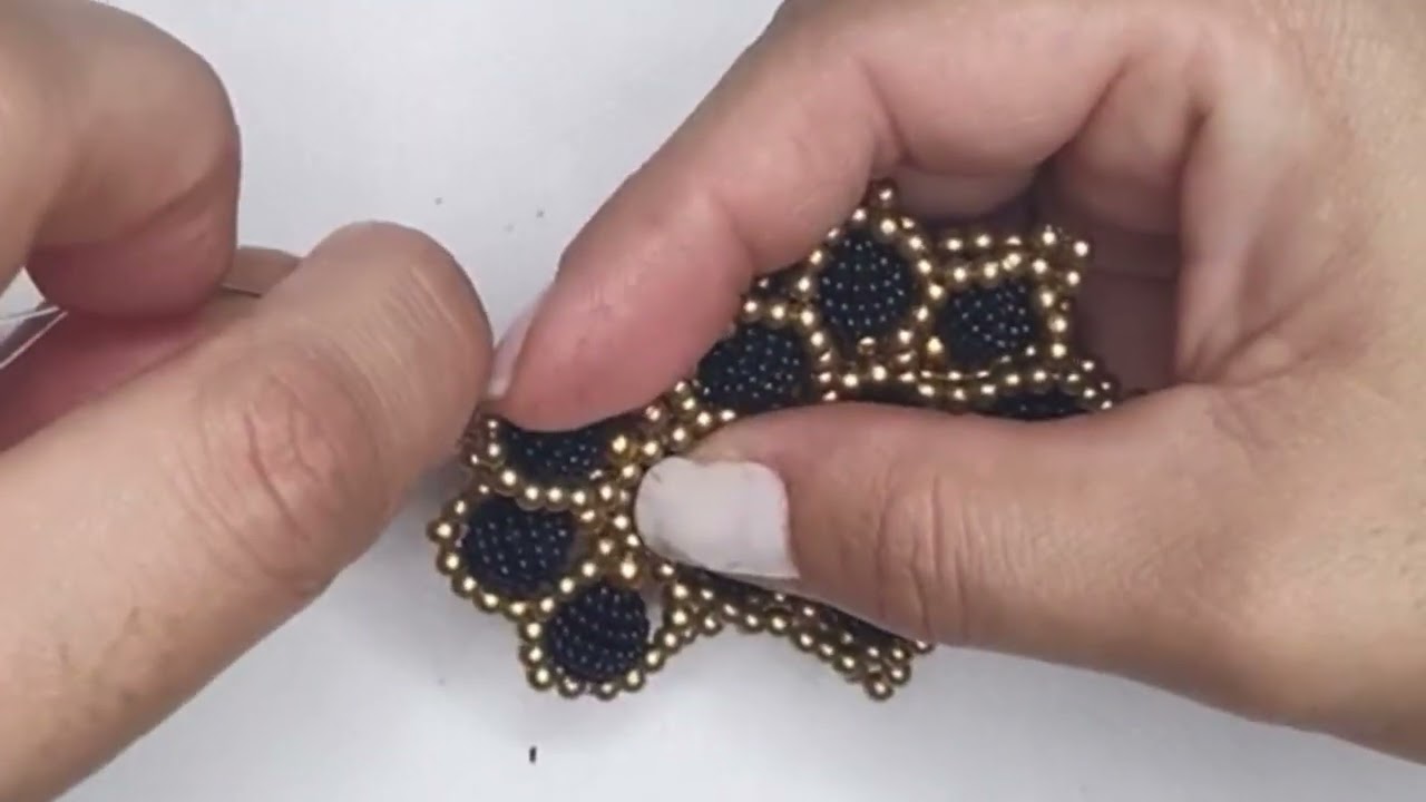 How to make beaded Flower Band  Part 2