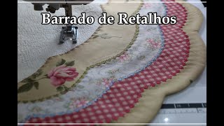 Tutorial completo do Barrado de Retalhos pano Páscoa