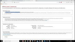 Browse IIS Web Site | HTTP Error 401.3 - Unauthorized | Enable Folder Permissions