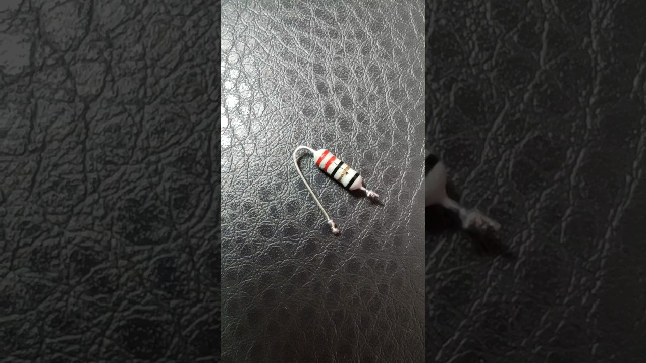 как вычислить мощность резистора, разобрал его - YouTube