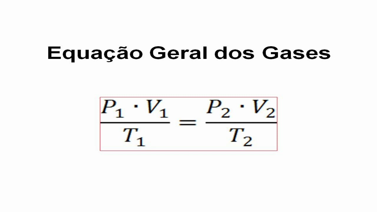 Equação Geral Dos Gases Exercicios - FDPLEARN