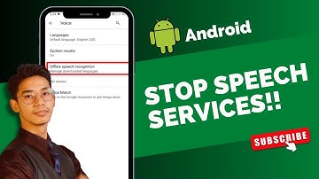 Stop Speech Services by Google Downloading English (US) - Update Waiting for Network Connection !!