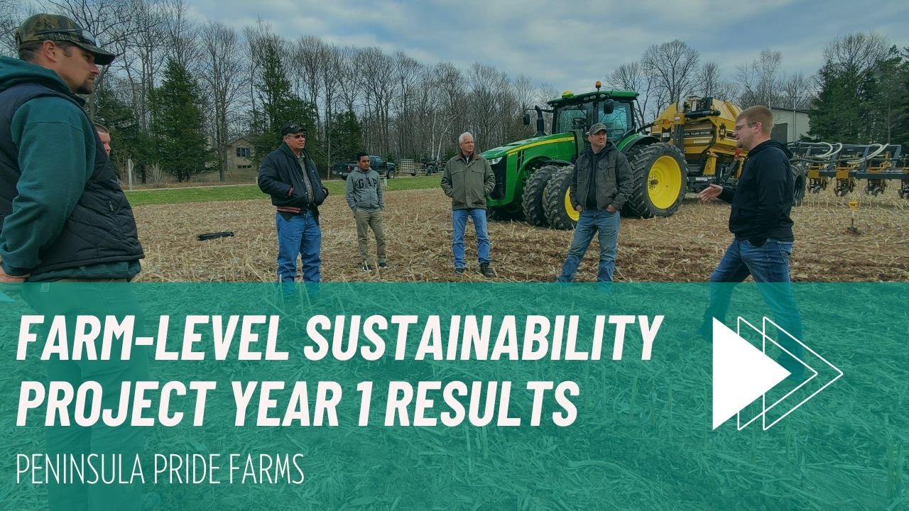 Peninsula Pride Farms farmlevel sustainability project year 1 results