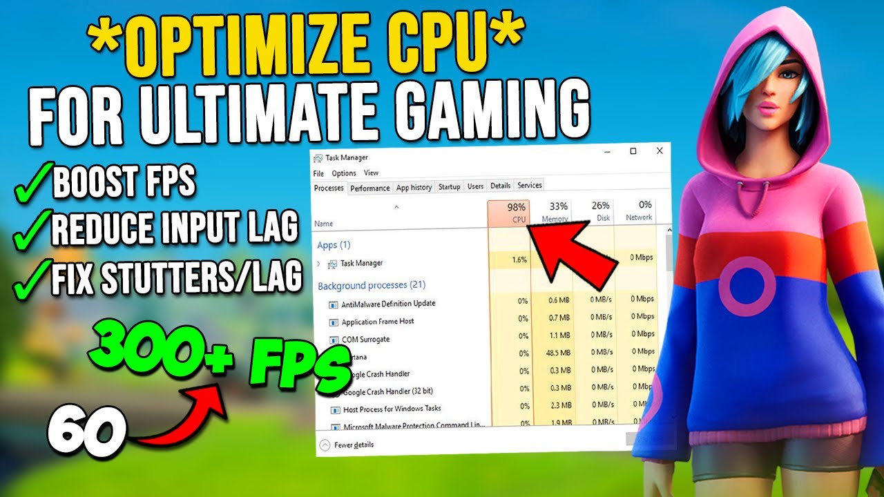 How To Optimize CPU/Processor For Gaming - Boost FPS & Fix Stutters (2020)  - YouTube