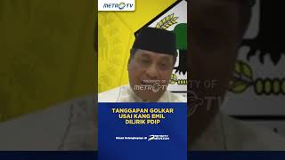 Waketum Golkar: Kami Berterima Kasih, Tapi Kang Emil Taat Partai #shorts