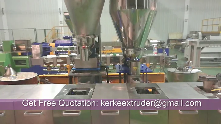PA66 + Glass Fiber Compounding Extrusion Line - Kerke