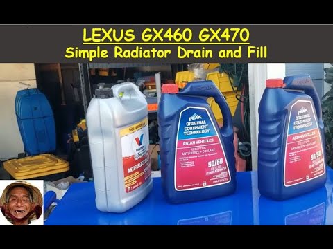 Lexus GX Radiator Drain and Fill