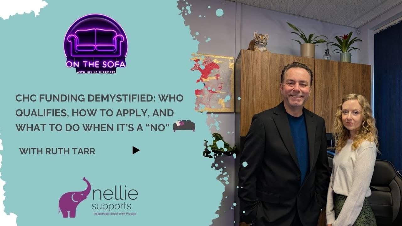 NELLIE ON THE SOFA WITH RUTH TARR - OCT 2025