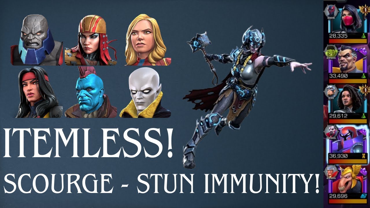 Act 9.2.6 SCOURGE Stun Immunity Path ITEMLESS with LOTAN- MCOC