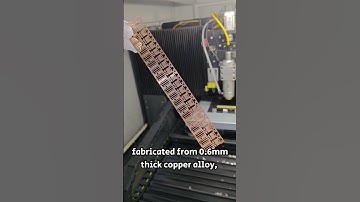 Etched lead frame for semiconductor die attach & interconnect#precisioncutting #lasercutting #laser