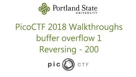 PicoCTF 2018 - buffer overflow 1
