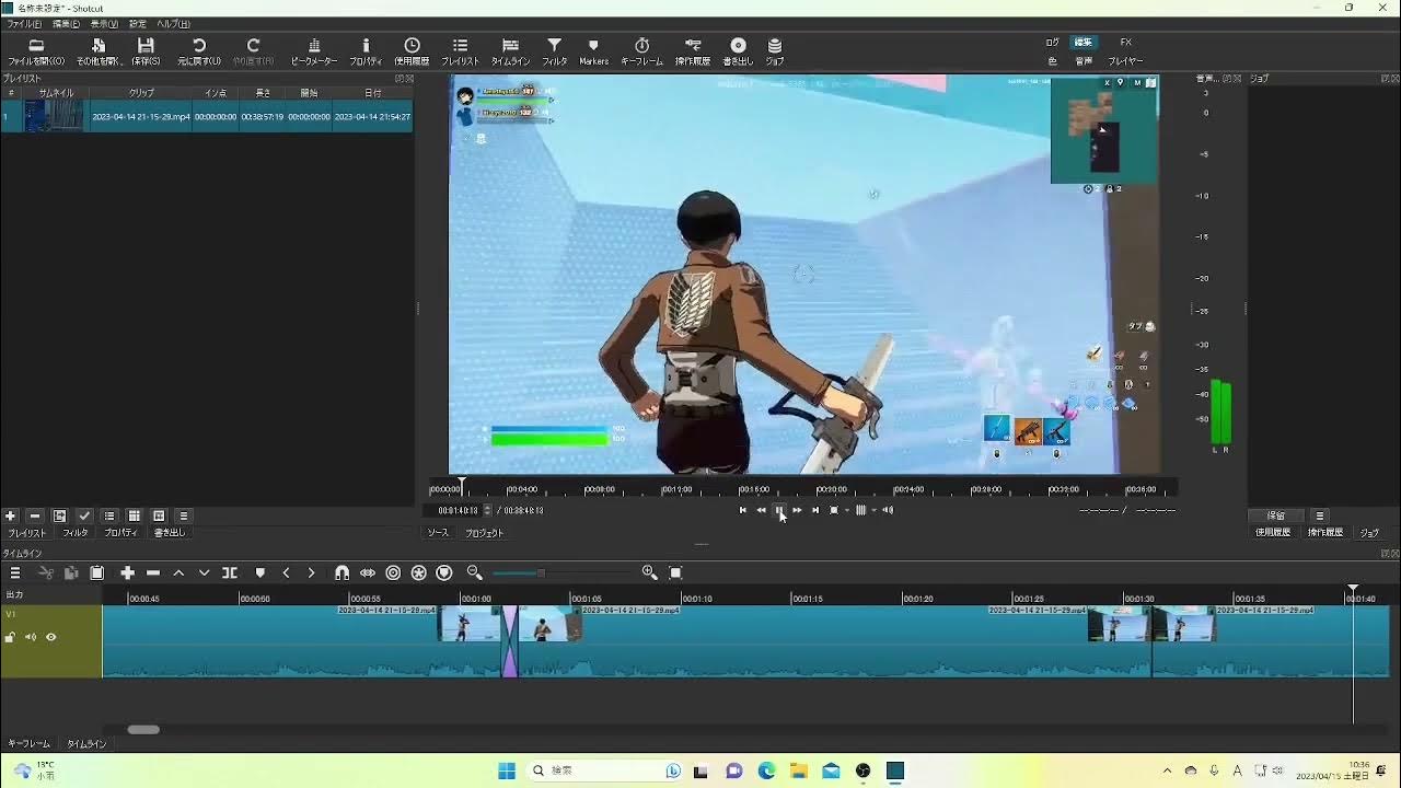 Shotcut 動画編集【フォートナイト/Fortnite】 YouTube