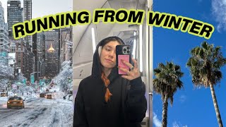 Running from winter ❄️ (NYC to LA)