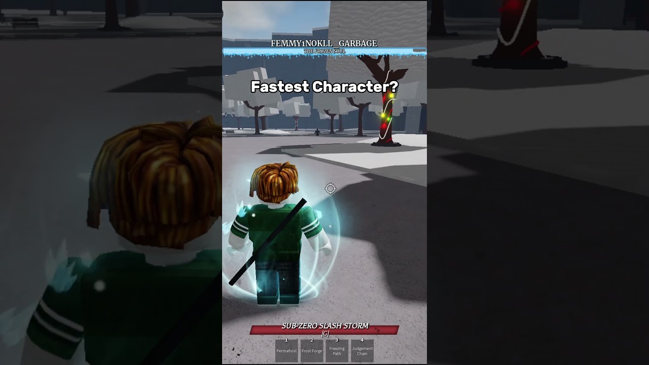 Fastest Character In TSB☠️