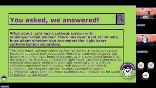 HCGTV: Webinar Snippet - Can You Code a Right Heart Cath with an Endomyocardial Biopsy