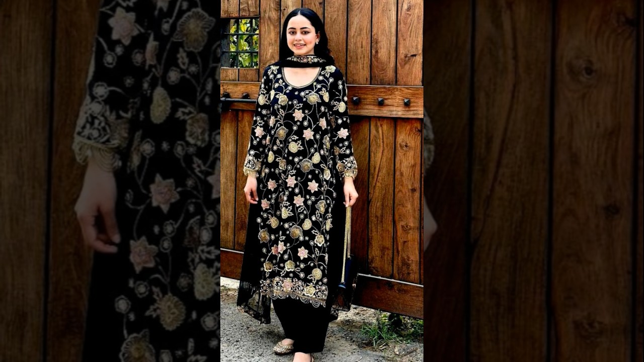 Black suit new design 💯 punjabi black suit collection 