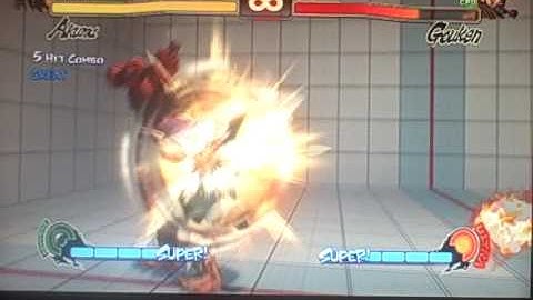 SF4 Akuma Training Mode Miscellany