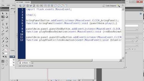 Flash, Actionscript Button To Animate Panel Of Other Buttons, Part 2