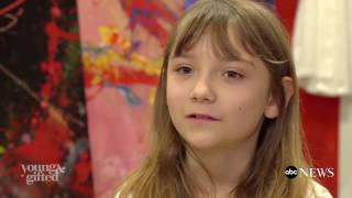 9YearOld Abstract Painter Aelita Andre Opens Solo Show in Famed Museum