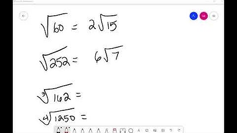 Simplifying Radicals Using the TI 83/84 Calculator