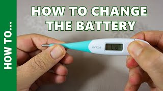 How to REMOVE AND CHANGE THE BATTERY on a DIGITAL THERMOMETER by Traveller & CopenhagenInFocus 1,394 views 3 months ago 1 minute, 8 seconds