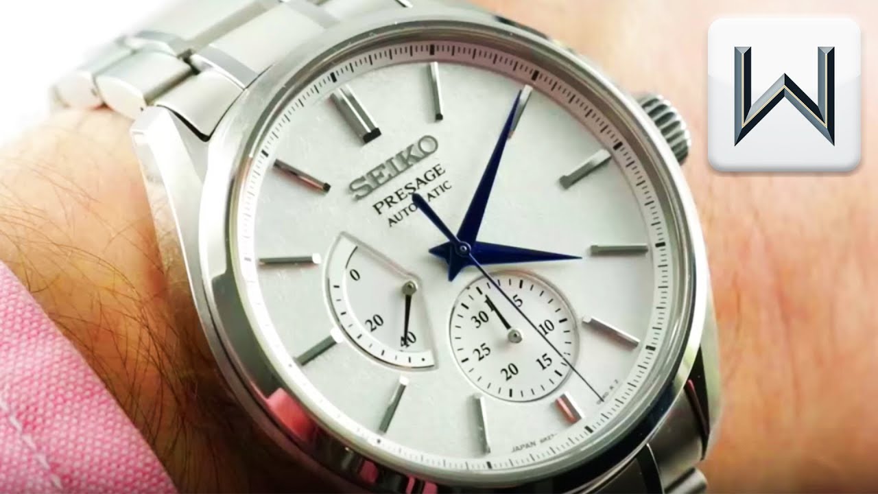 Seiko Presage Automatic “Baby Snowflake” SARW041 Luxury Watch Review -  YouTube