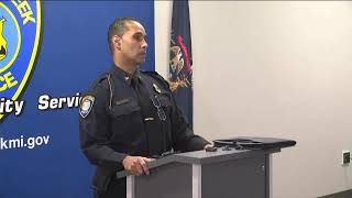 Texas man dies, police officer injured in shooting in downtown Battle Creek