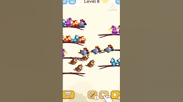 Bird Sort Color Joguinho muito satisfatório #birdsortcolor #jogos #birdsortcolor #jogosdecelular