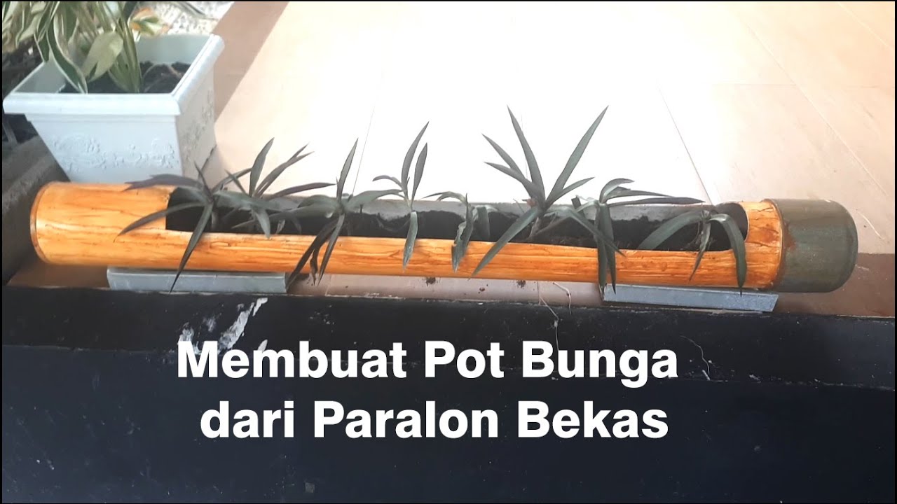 Pot Bunga dari Paralon bekas YouTube Pot Bunga dari Paralon bekas YouTube