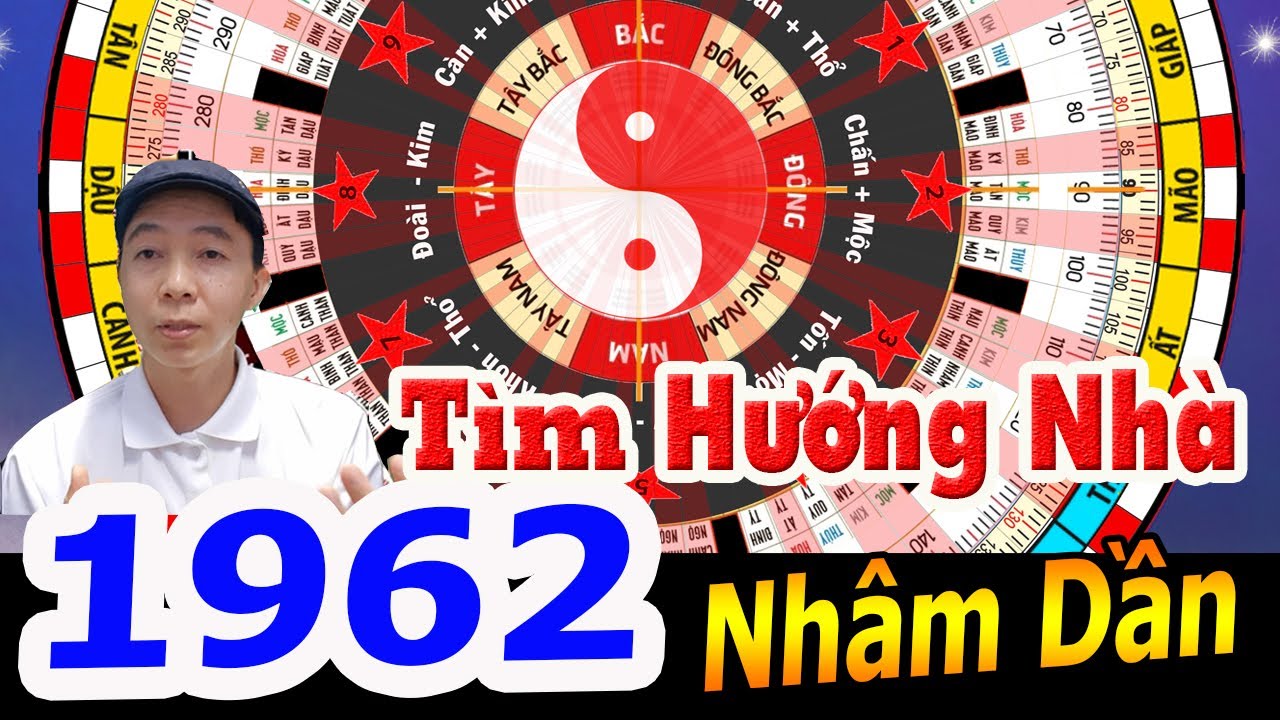 Nhâm Dần 1962 TÌM HƯỚNG NHÀ ĐỂ GIÀU SANG PHÚ QUÝ | Phong Thủy Cửu Tinh - 0886736347