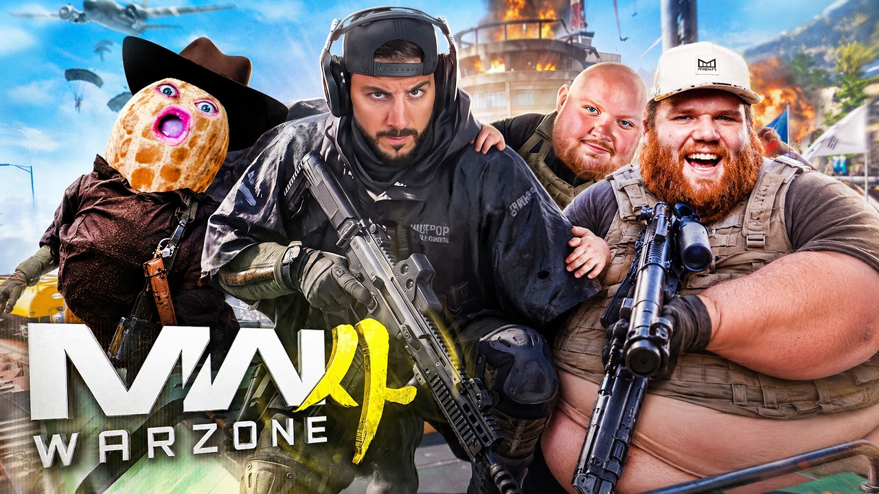 THE *NEW* WARZONE MAP W/ PEANUT, HUTCH & TIM! 🔥