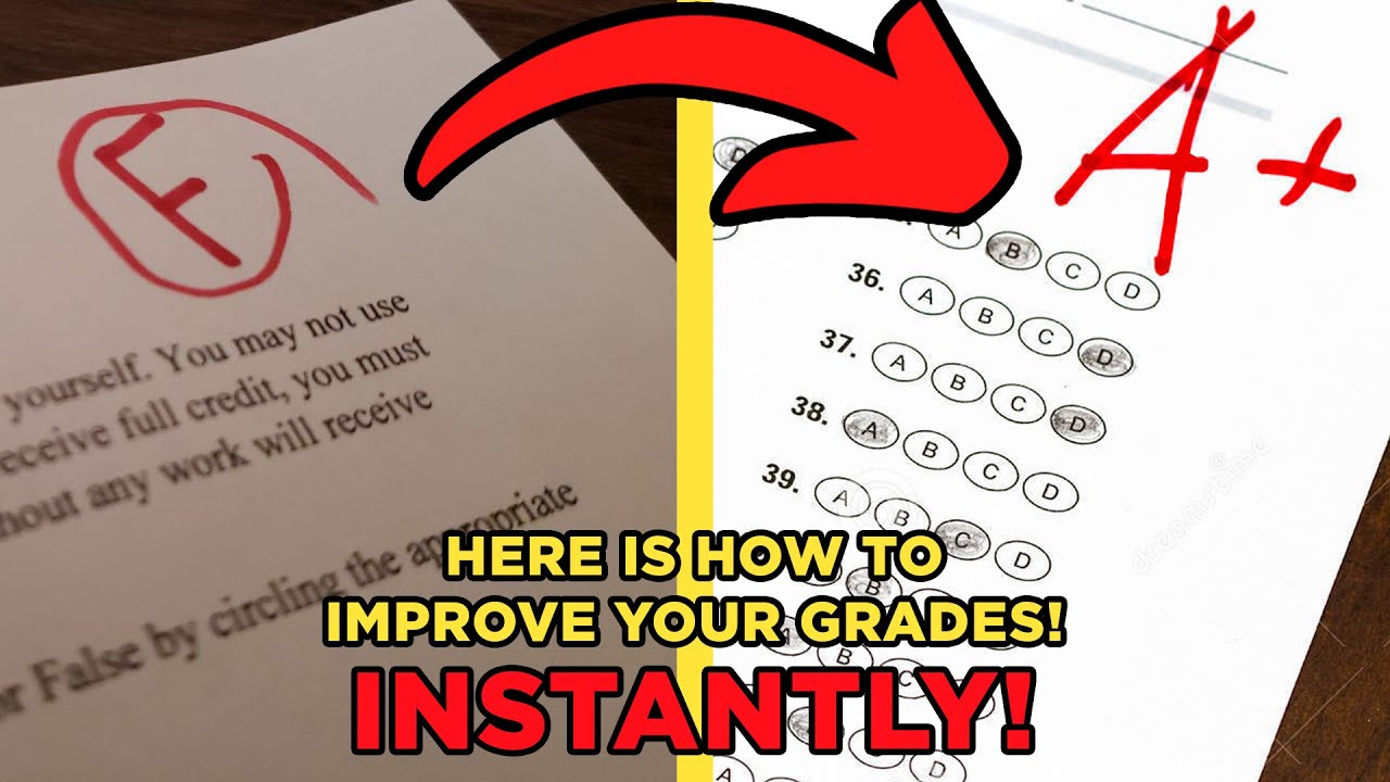 Here is how to NOT fail your exams and improve your Grades INSTANTLY