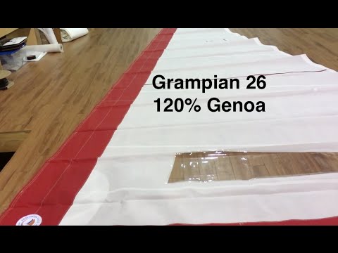 Grampian 26 120 % Genoa Precision Sails 300 Series Dacron