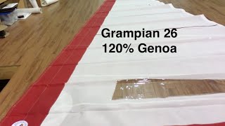 Grampian 26 120 % Genoa Precision Sails 300 Series Dacron