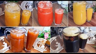 عصائر رمضان المشهورة في بلاد الشام ، من ألذ العصائر طبيعية وصحية juice säfte?Getränke