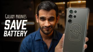 9 Battery Saving Hacks - Use Daily on Galaxy Phones (Hindi)