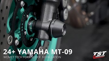 How to Install Womet-Tech Front Fork Axle Slider on 2024+ Yamaha MT-09 by TST Industries