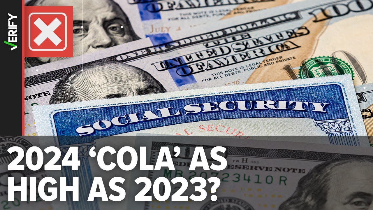 Social Security COLA 2024 How much benefits could increase YouTube